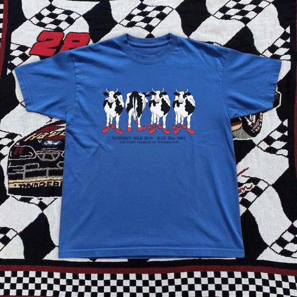 Style  Milkmaid Cow Tee